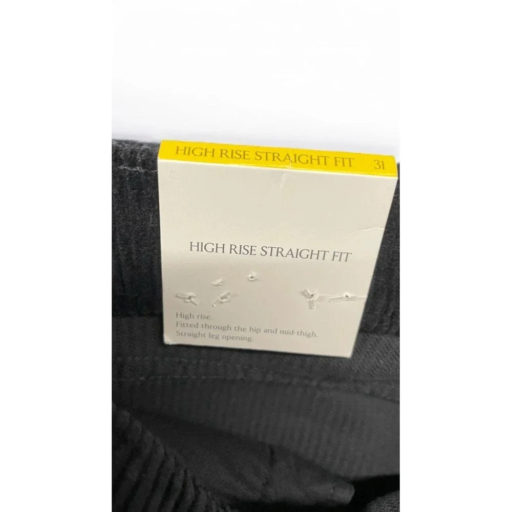 Banana Republic Mens High Rise Straight Fit Corduroy Pants‎ Gray 31 515073-01-1 - Picture 4 of 5